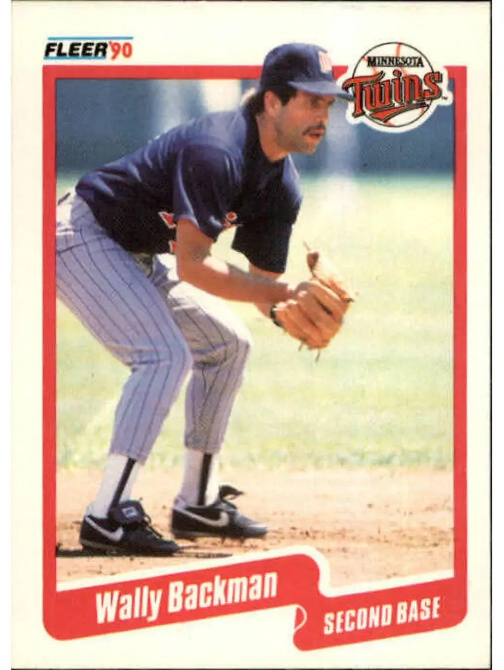 1990 Wally Backman Fleer Baseball Card #367